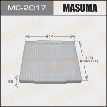Купить MC-2017 Masuma Салонный фильтр  Мазда 6 ГH (1.8, 2.0, 2.2, 2.5)