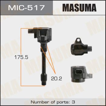 Купить MIC-517 Masuma Катушка зажигания Джаз 1.3