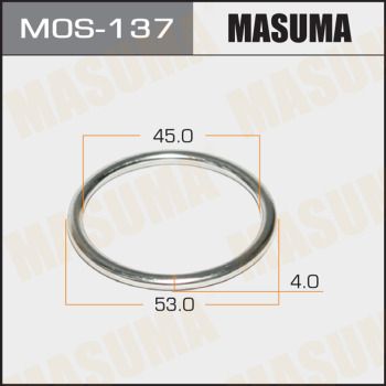 Купить MOS-137 Masuma Прокладки глушителя Альмера (Н15, В10) (1.8, 2.0, 2.2)