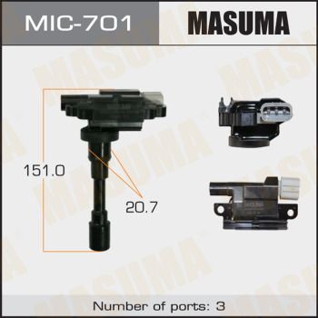 Купити MIC-701 Masuma Котушка запалювання Suzuki SX4 (1.5, 1.6)