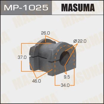 Купити MP-1025 Masuma Втулки стабілізатора Mitsubishi ASX (1.6, 1.8, 2.0, 2.3)