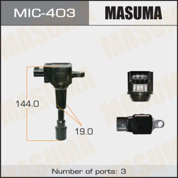 Купить MIC-403 Masuma Катушка зажигания Mazda 3 1.6