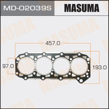 Купити MD-02039S Masuma Прокладка ГБЦ Nissan