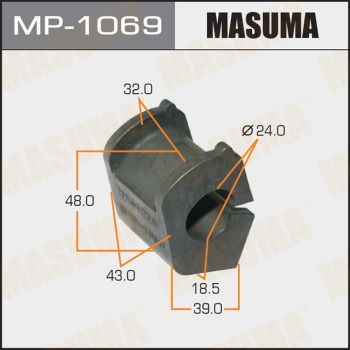 Купити MP-1069 Masuma Втулки стабілізатора Yaris (1.0, 1.3, 1.4, 1.5, 1.8)
