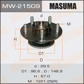 Купити MW-21509 Masuma Підшипник маточини  Primera P12  