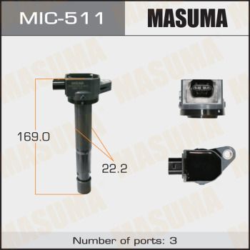 Купить MIC-511 Masuma Катушка зажигания Accord (2.0 i, 2.4, 2.4 i)
