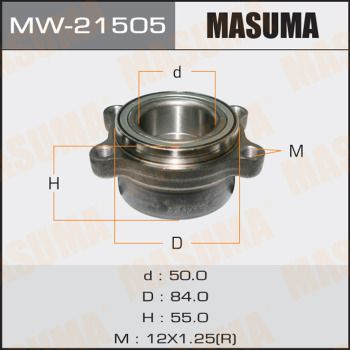 Подшипник ступицы MW-21505 Masuma –  фото 1