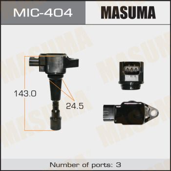 Купити MIC-404 Masuma Котушка запалювання Mazda 3 (BK, BL, BM) (1.4, 1.6, 1.6 MZR)