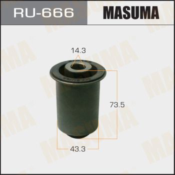 Купити RU-666 Masuma Втулки стабілізатора Pathfinder (2.5 dCi 4WD, 3.0 dCi, 4.0 4WD)