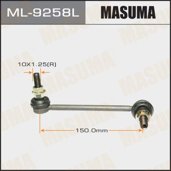 Купити ML-9258L Masuma Стійки стабілізатора HR-V (1.6 16V, 1.6 16V 4WD)