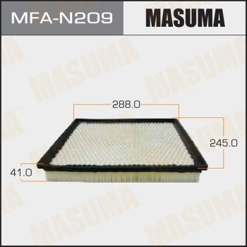 Повітряний фільтр MFA-N209 Masuma –  фото 1