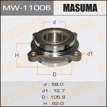 Купить MW-11006 Masuma Подшипник ступицы  Лексус ЛХ (, 450, 470, 570)  