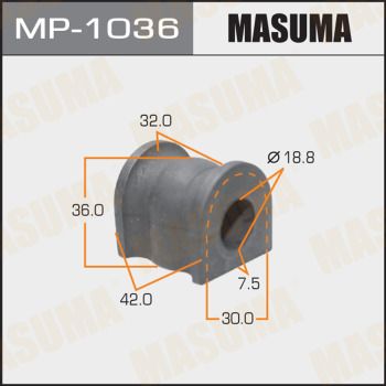 Купити MP-1036 Masuma Втулки стабілізатора Мазда 6 (ГГ, ГY) (1.8, 2.0, 2.3)