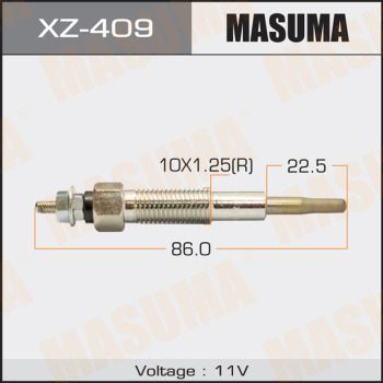 Купить XZ-409 Masuma - Свечи PZ-39 WL-T (1 10 100)