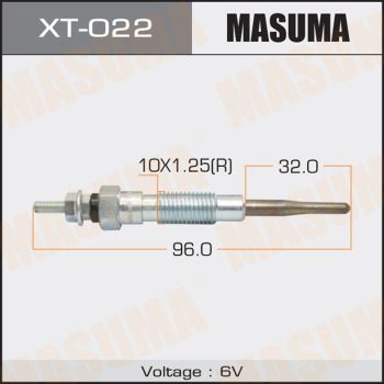 Свічки PT-147 6v 2L-T XT-022 Masuma фото 1