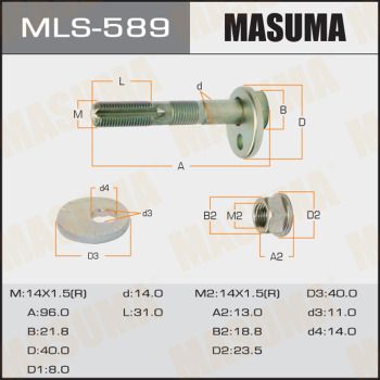 Купити MLS-589 Masuma - БОЛТИ БОЛТ Металевий