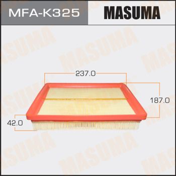 Повітряний фільтр MFA-K325 Masuma –  фото 1