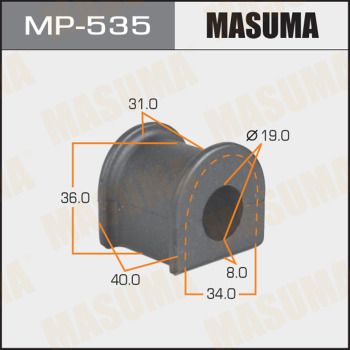 Купить MP-535 Masuma Втулки стабилизатора Ленд Крузер 90 (3.0, 3.4, 4.0)