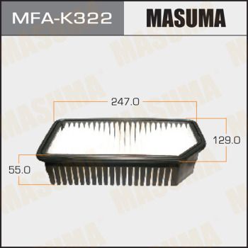 Купити MFA-K322 Masuma Повітряний фільтр  Соул (1.6 CRDi 128, 1.6 CVVT)