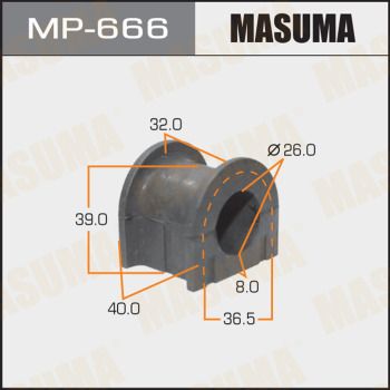 Купити MP-666 Masuma Втулки стабілізатора Ленд Крузер 90 (3.0 D-4D, 3.0 TD, 3.4 i 24V)