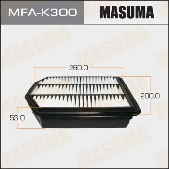 Повітряний фільтр A9321 LHD HYUNDAI/ ELANTRA/ V1600, V2000 06- (1/40) MFA-K300 Masuma –  фото 1