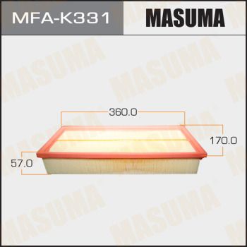 Купить MFA-K331 Masuma - Воздушный фильтр LHD SSANG YONG/ REXTON/ V2900, V2700 02-07 (1/20)