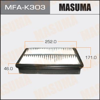 Купити MFA-K303 Masuma Повітряний фільтр  Sportage (2.0, 2.7)