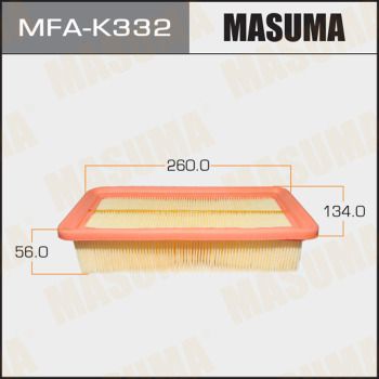 Купить MFA-K332 Masuma Воздушный фильтр  Kia Rio (1.4 16V, 1.6 16V, 1.6 CVVT)