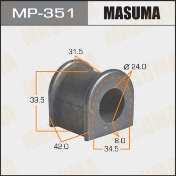 Купити MP-351 Masuma Втулки стабілізатора Ленд Крузер 100 (4.2 TD, 4.7)