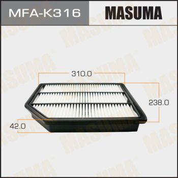 Купить MFA-K316 Masuma - Воздушный фильтр A9426 LHD HYUNDAI/ ix55/ V3000 08-  (1/40)