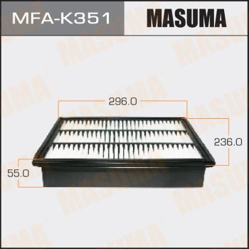 Купити MFA-K351 Masuma - Повітряний фільтр LHD SSANG YONG/ ACTYON 2005-  (1/20)