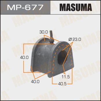Втулка стабилизатора/front/ PAJERO io/ H62W,H72W MP-677 Masuma фото 1