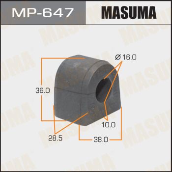 Купить MP-647 Masuma Втулки стабилизатора Forester (2.0 S Turbo, 2.5)