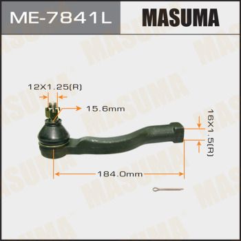 Купити ME-7841L Masuma Рульовий наконечник Pajero Sport 2 (3.0 4WD, 3.2 DI-D 4WD, 3.5 V6 24V)