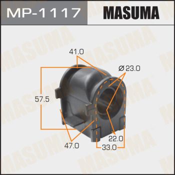 Втулка стабілізатора MP-1117 Masuma фото 1