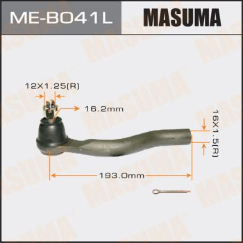 Купить ME-B041L Masuma Рулевой наконечник Паджеро 4 (3.0, 3.2, 3.8)