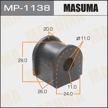Купити MP-1138 Masuma Втулки стабілізатора Civic 1.8