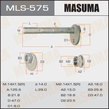 Купити MLS575 Masuma - Болт ексцентрик (комплект)