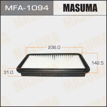 Повітряний фільтр MFA-1094 Masuma –  фото 1