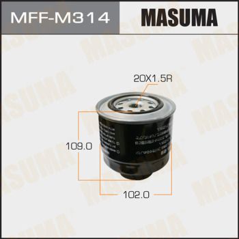 Купити MFF-M314 Masuma Паливний фільтр  Л200 (2.5 DI-D, 2.5 DI-D 4WD)