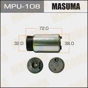 Купити MPU-108 Masuma Паливний насос Ауріс (1.3, 1.4, 1.6, 1.8)