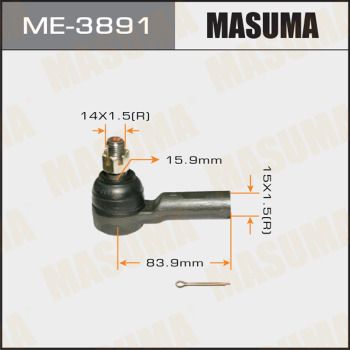 Купити ME-3891 Masuma Рульовий наконечник Hilux (2.5 D 4WD, 3.0 D-4D 4WD)