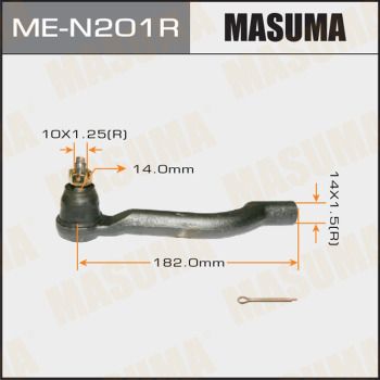 Купити ME-N201R Masuma Рульовий наконечник Qashqai (1.5, 1.6, 2.0)