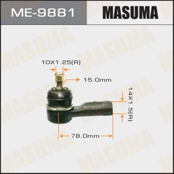Купить ME-9881 Masuma Рулевой наконечник Лансер (9, Х) 1.5