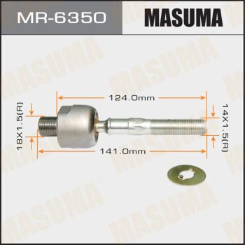 Купити MR-6350 Masuma Рульова тяга Аккорд (2.0, 2.2 i-CTDi, 2.4)