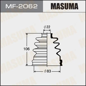 Купити MF-2062 Masuma Пильник ШРУСа Прімера (P11, P12) (1.8, 2.0 16V)