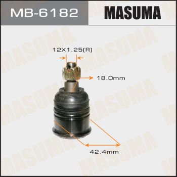 Купити MB-6182 Masuma Шарова опора Accord (1.9, 2.0, 2.2)