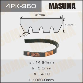 Купити 4PK-960 Masuma Ремінь приводний
