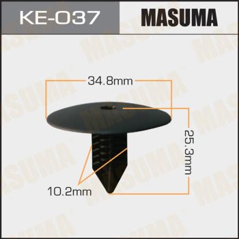 Купити KE-037 Masuma - Кліпса (пластикова кріпильна деталь)  .