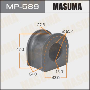 Купити MP-589 Masuma Втулки стабілізатора Accord (2.0 i 16V, 2.2 i 16V, 2.2 i 16V Automatik)